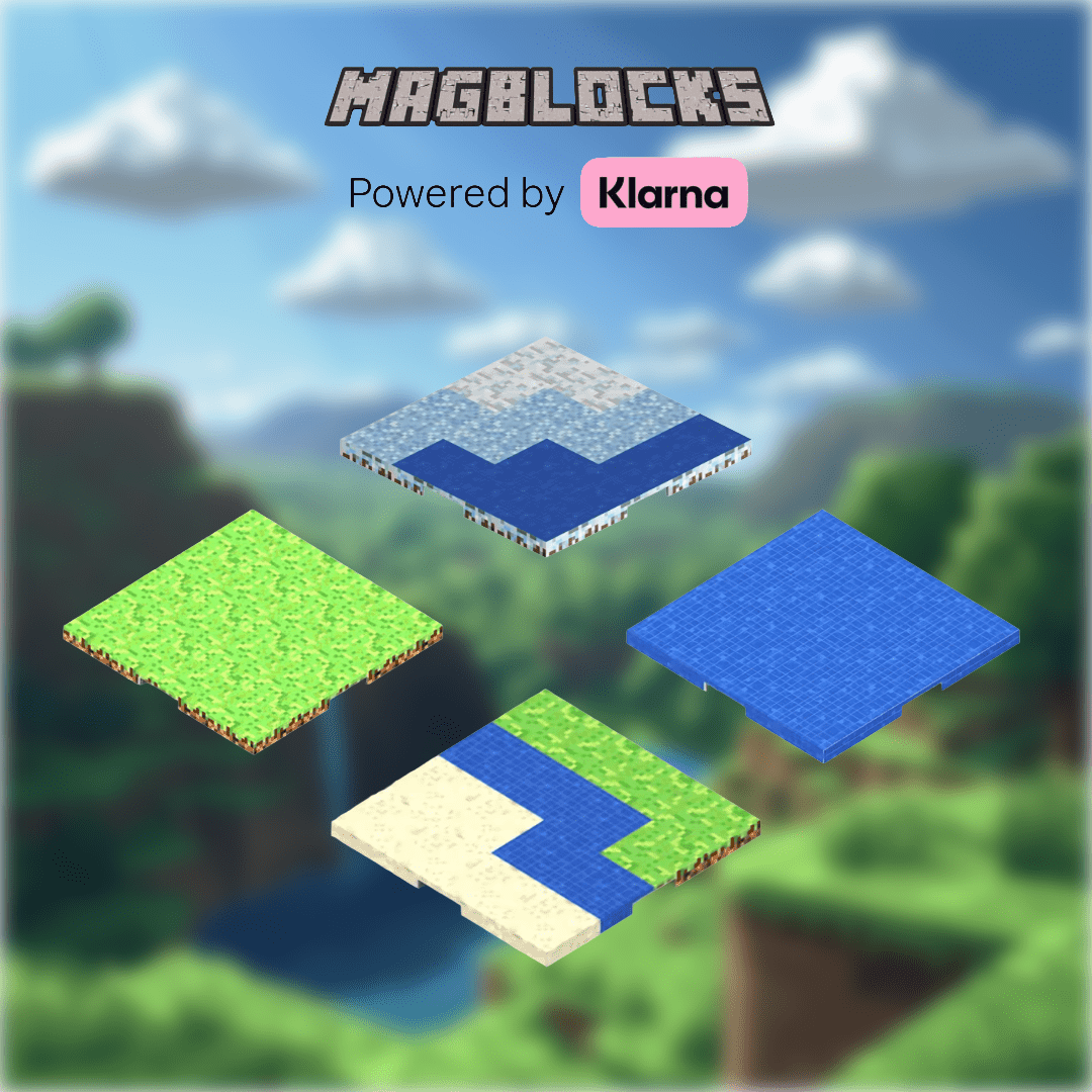 MagBlocks - Magnetic Base Plate (Set of 3) - MagBlocks