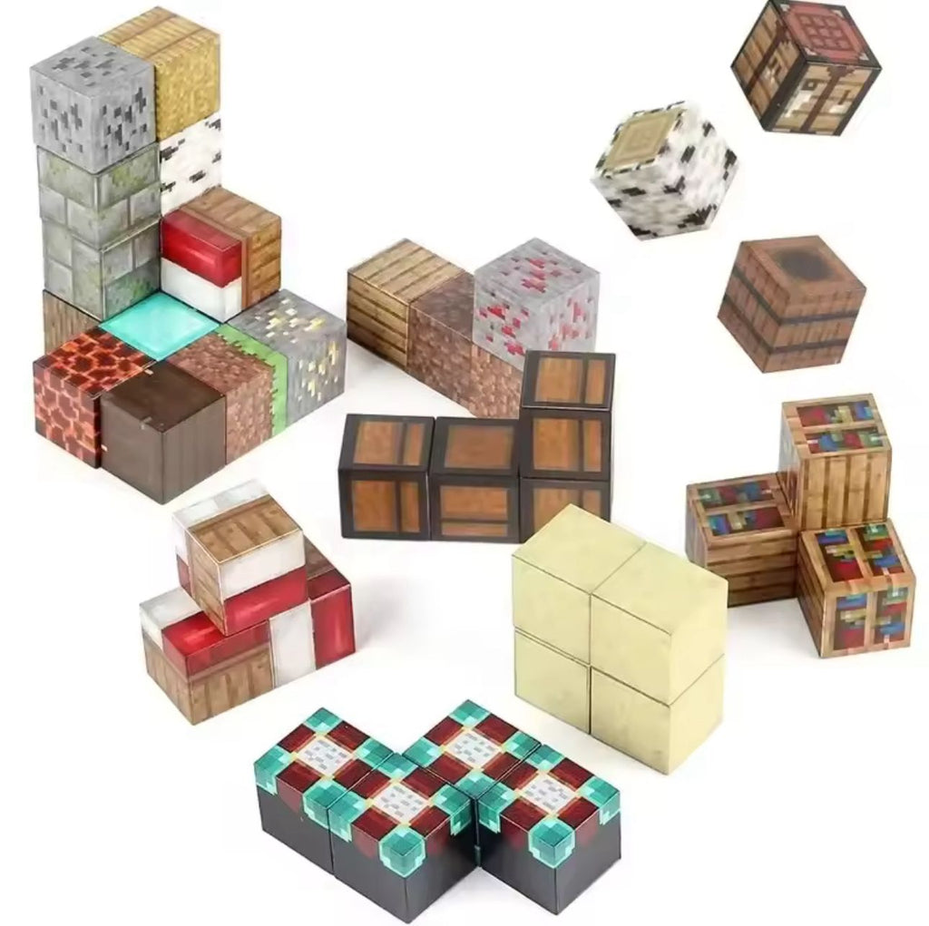MagBlocks - Random Blocks Set 100pcs Magnetic Building Blocks - MagBlocks