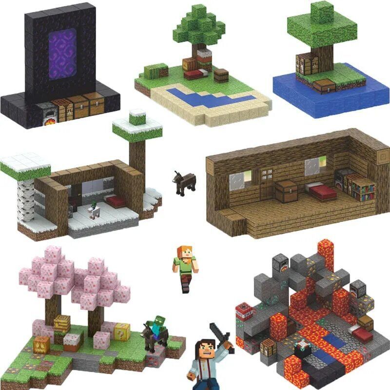 MagBlocks - Random Blocks Set 100pcs Magnetic Building Blocks - MagBlocks